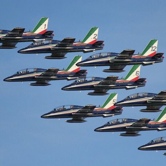 FRECCE TRICOLORI Italian Airforce Aerobatic Team North America Tour '24 Souvenir - Picture 7 of 12